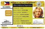 Alien registration card